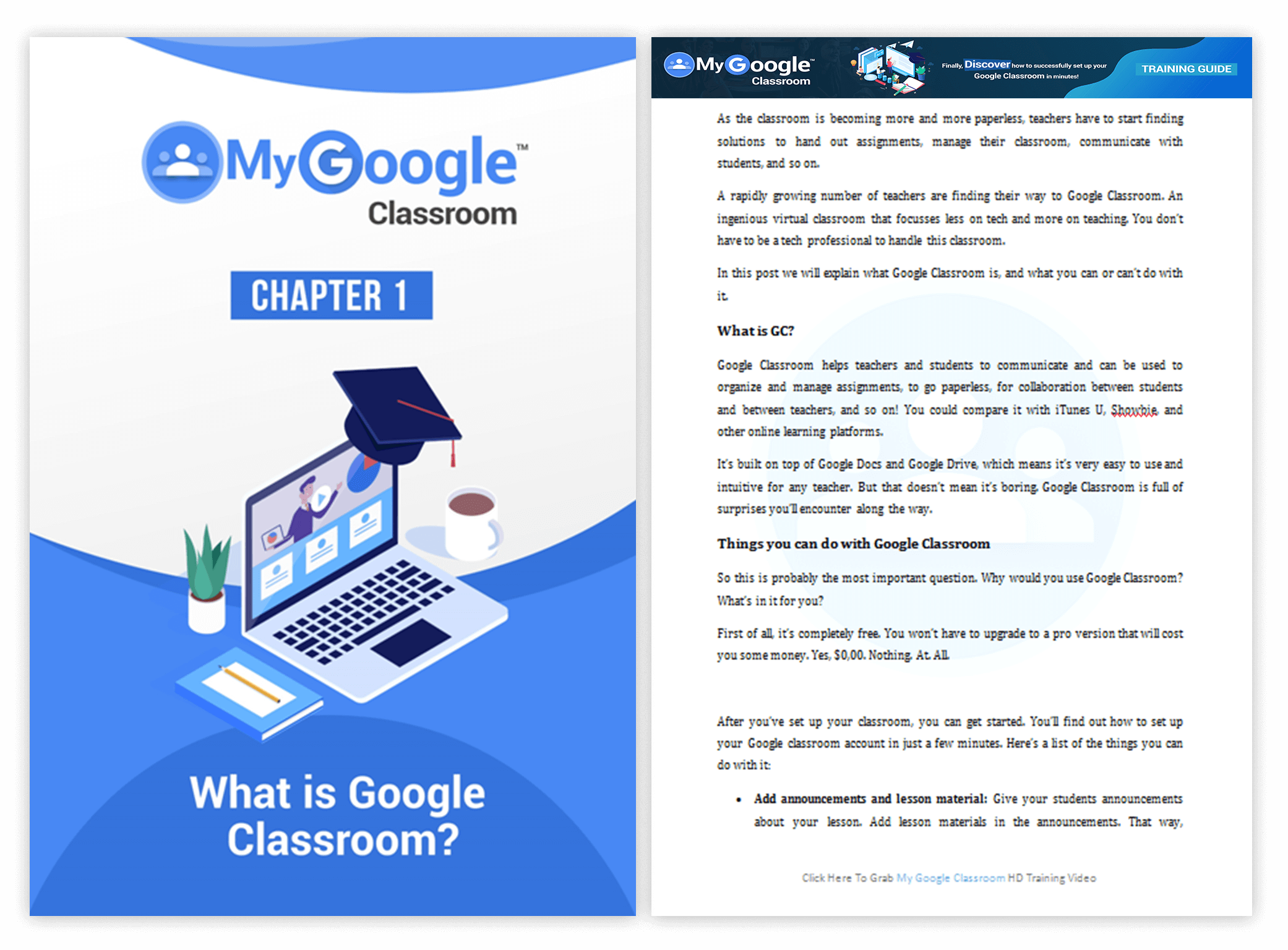 My Google Classroom With PLR